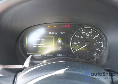 2022 Nissan Kicks Sv Xtronic Cvt z USA, uszkodzony, nr VIN 3N1CP5CV3NL492064